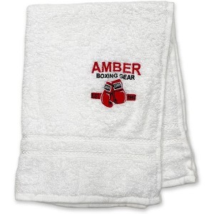 Amber Fight Gear Boxing Towel – Ultra-Soft, Absorbent, Quick-Dry Terry Cloth, Odor-Resistant, 16x25", Ideal for Gym & Sports. - 1 of 1