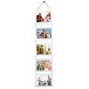 NewHome "5x7 Inch Rustic Wall Hanging Picture Collage Frame, 5-Opening Wood Photo Frame for Home Decor" White - 3 of 3