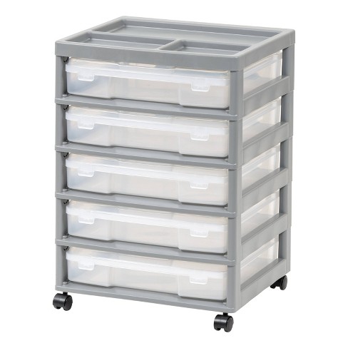 5 drawer deals rolling cart