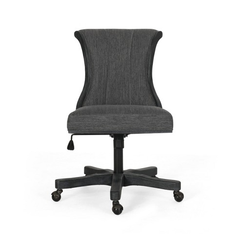 Coulee Contemporary Fabric Upholstered, Target Upholstered Rolling Desk Chair