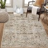 Acekool 6x9 Washable Vintage Rug – Non-Slip Low-Pile Carpet for Living Room & Bedroom - 3 of 4