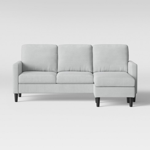 Bellingham Sofa With Chaise Light Gray, Light Gray Sofa With Chaise