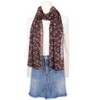 INSPIRE CHIC Women's Floral Printed Long Lightweight Soft Sheer Scarves for All Season 1Pc - 2 of 4