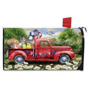 Briarwood Lane Spring Mailbox Cover  - Standard Size - American Pickup Picnic For Spring Mailbox Cover - 1 of 2