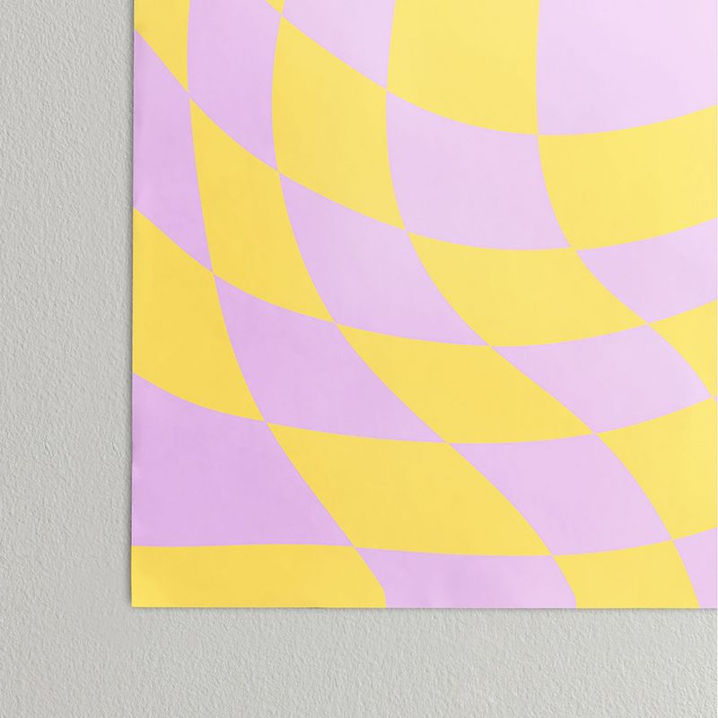 MariaMariaCreative Play Checkers Lavender Poster - Society6, 3 of 4