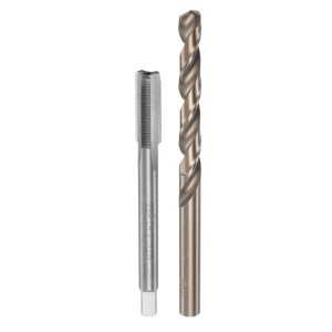 Unique Bargains Cobalt High Speed Steel Straight Flute Twist Drill Bit Tap and Bit Set - 1 of 3