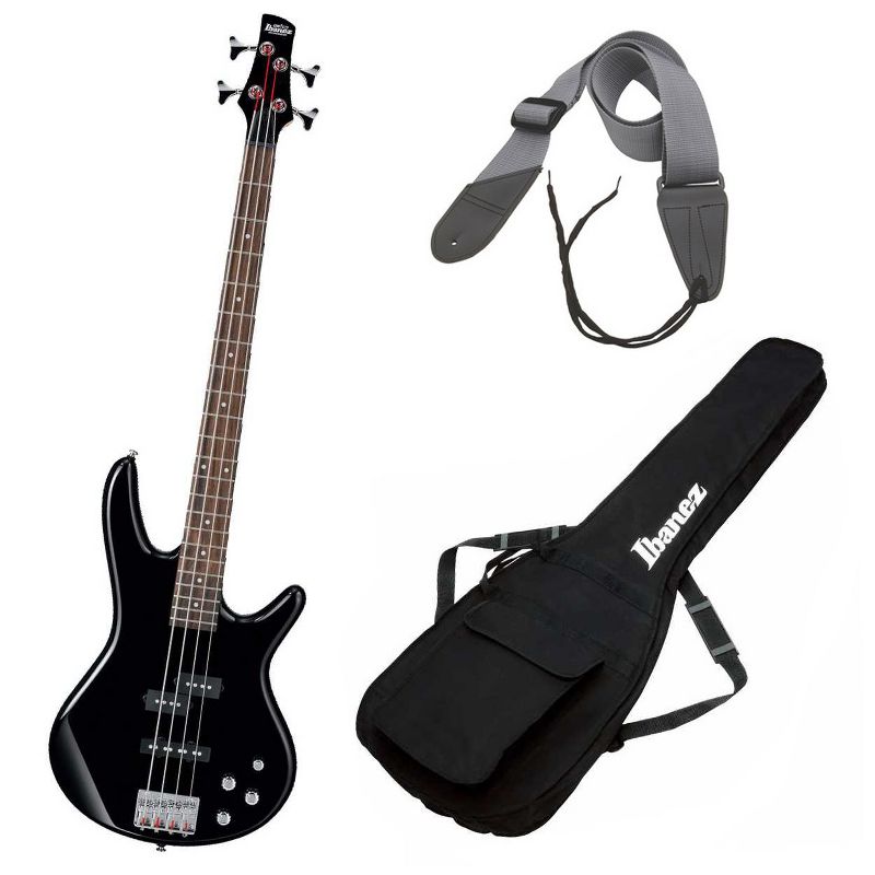 Ibanez GIO Electric Bass Guitar with Accessory Bundle, 1 of 4
