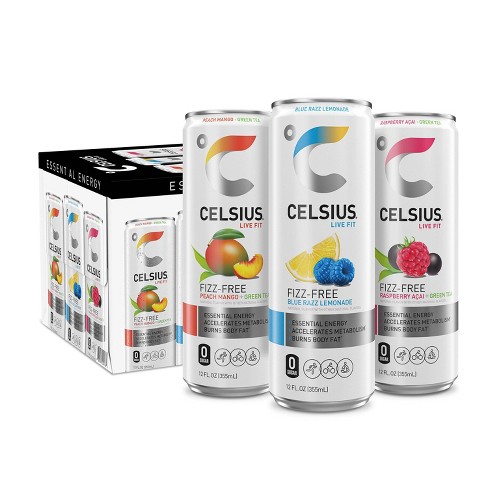 Celsius Vibe Variety Pack Energy Drink - 12pk/12 Fl Oz Cans : Target