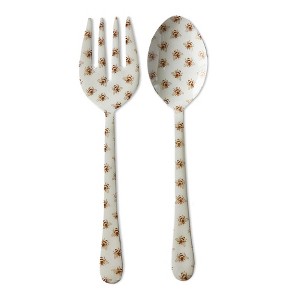 tag Bee Enamel Serving Utensil, Set of 2 - 1 of 2