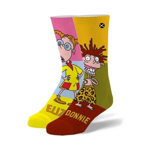 ODD SOX, Nickelodeon Socks for Men Women Fun Retro 90s Nick Cartoon Assorted Prints, Large - 1 of 3