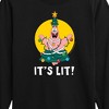 Boys' - SpongeBob SquarePants - Patrick It's Lit Long Sleeve Graphic T-Shirt - 2 of 4