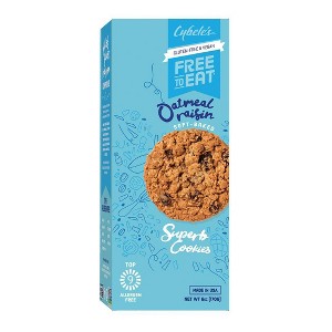 Cybele's Free to Eat Soft Baked Oatmeal Raisin Cookies - 6oz - 1 of 4
