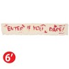 Beistle Enter If You Dare! Fabric Banner, 12" x 6', (2/Pkg) Multicolored - 4 of 4