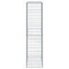 vidaXL Gabion Basket Silver Galvanized Iron 78.7 x 19.7 x 19.7 in - 4 of 4