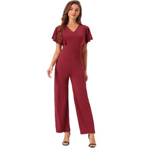 Target red jumpsuit on sale