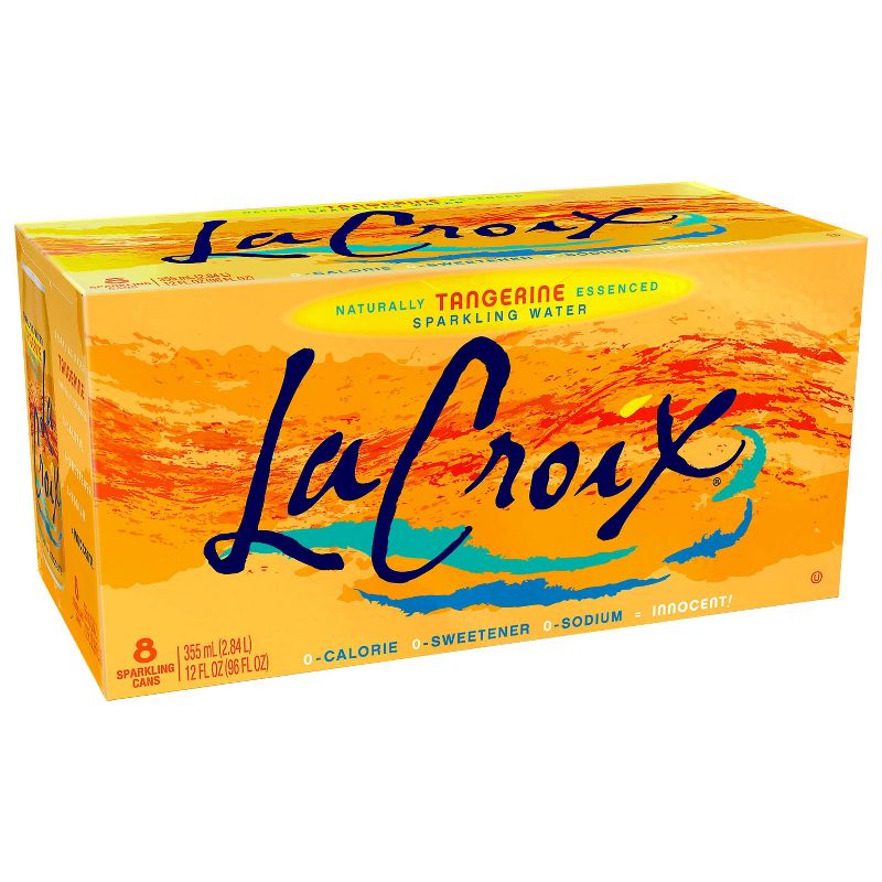 LaCroix Sparkling Water Tangerine - 8pk/12 fl oz Cans, 1 of 11
