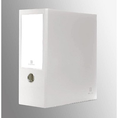 Bindertek 3-Ring 4-Inch Premium High Capacity Binders White 3XLN-WH