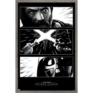 Trends International Star Wars: Obi-Wan Kenobi - Panels Framed Wall Poster Prints - 1 of 4