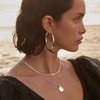 Silver Hoop Earrings for Women - Hypoallergenic Silver - Big Hoop Earrings 30/40/50/60/70mm - 3 of 4