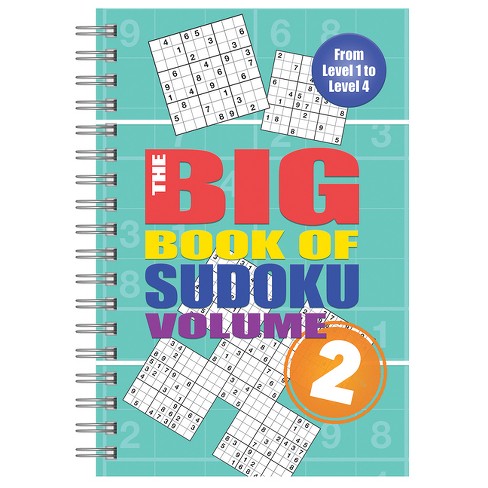 The Big Book Of Sudoku Turquoise - (brain Busters) By Parragon Books
