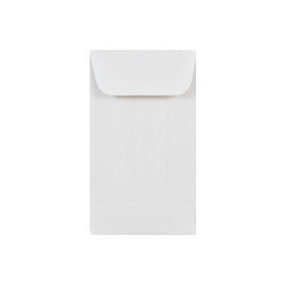 JAM Paper #3 Coin Business Envelopes 2.5 x 4.25 White 1623183I