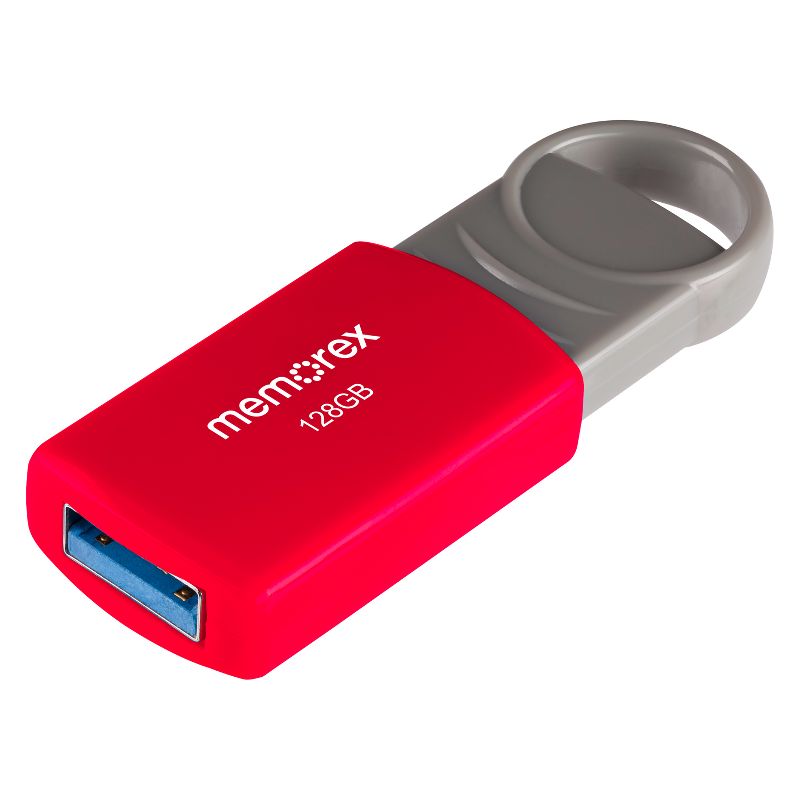 Memorex 128GB Flash Drive USB 2.0 - Red (32020012821), 5 of 8