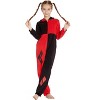 DC Comics Girls' Harley Quinn One Piece Union Suit Pajama Outfit - 2 of 3