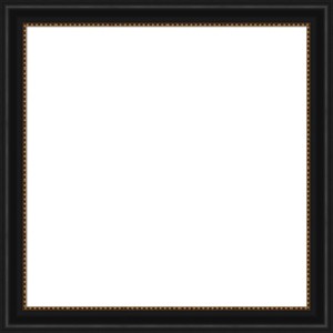 Amanti Art Manhattan Black Framed Magnetic Dry Erase Board - 1 of 4