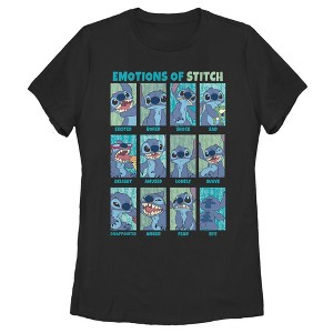 Women's Lilo & Stitch Emotions Of Experiment 626 T-Shirt - 1 of 4