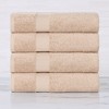 Modern Solid Classic Luxury Egyptian Cotton Towel Set by Blue Nile Mills - 2 of 4