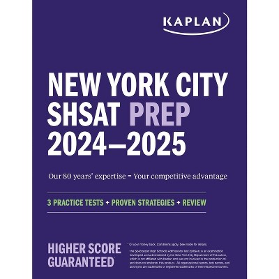 New York City Shsat Prep 2024-2025 - (kaplan Test Prep Ny) By Kaplan ...