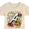 Girls' - Marvel - Avengers Scribble Doodles Fitted Short Sleeve Graphic T-Shirt - 2 of 4