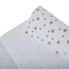 Unique Bargains Gift Wrap Paper Stars Glossy Coated Paper 27.56"x19.69" 5 Pcs - 4 of 4
