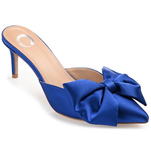 Royal blue hot sale mule heels