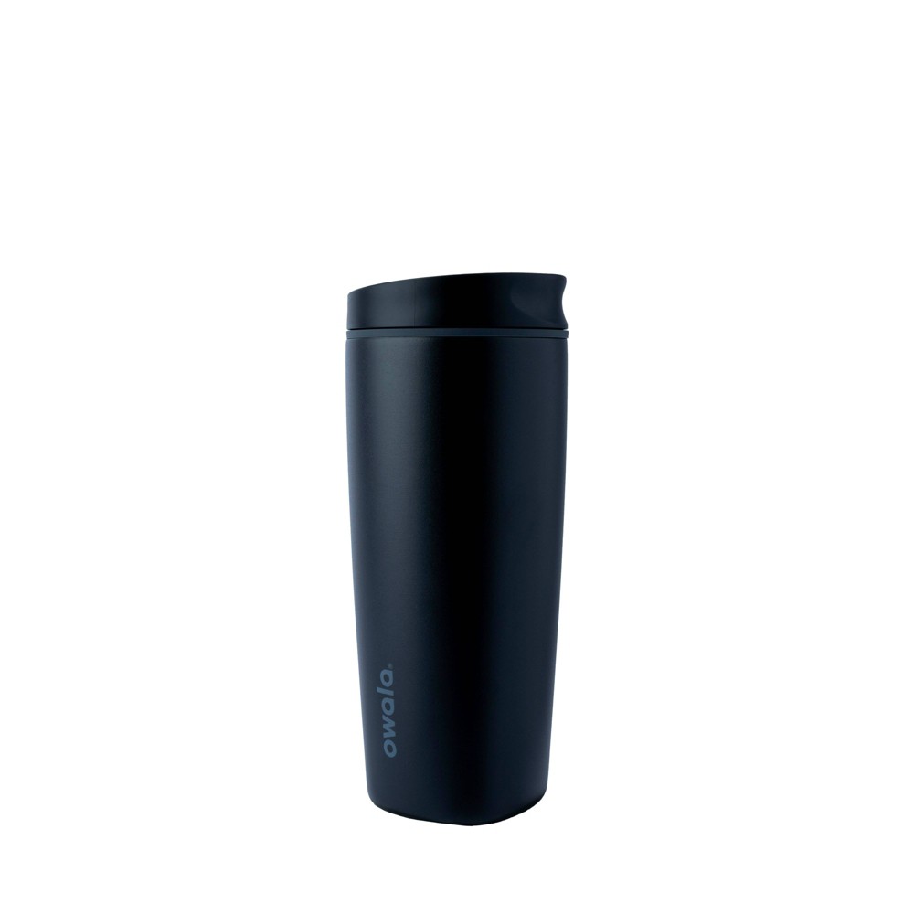 Photos - Glass Owala 20oz SmoothSip Slider Stainless Steel Travel Mug - Very Very Dark