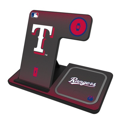 Keyscaper Texas Rangers Linen 15-Watt 3 in 1 Charging Station