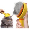 BABYYER Cat Hair Brush with Release Button, Cat Grooming Brush for Long or Short Hair Dogs, Cat Combs for Pet Massage Self-Cleaning Cat Hair Brush - 4 of 4