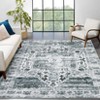 COZONY Washable Area Rug for Living Room, Vintage Distressed Accent Carpet, Non-Slip, Low Pile, Stain Resistant - 3 of 4
