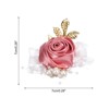Unique Bargains Decorative Wedding Prom Party Artificial Rose Wrist Corsages 2.76" - 2 of 3