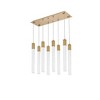 Elegant Lighting Weston 8 - Light Pendant in  Satin Gold - 2 of 4