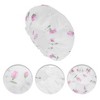 Unique Bargains Flower Single Layer Shower Cap 3 Pcs - 3 of 4