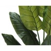 Artificial Plant, 59" Tall, Strelitzia Tree, Indoor, Faux, Fake, Floor, Greenery, Potted, Real Touch, Decorative, Green Leaves, Black Pot - 4 of 4