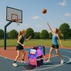 Basketball Bag, Sturdy Soccer Bag with Ball Holder & Shoe Compartment, Large Basketball Backpack - 3 of 4