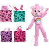 Barbie 11.5" Cutie Reveal Doll & Accessories in Cheer Bear Plush Costume Pink Hair with 10 Surprises - 3 of 4