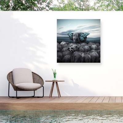 Trademark Fine Art - Hardibudi  Hail To The King Matted Framed Art