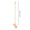 Unique Bargains Butterfly Heart Cup Chain Charm Water Cup Pendant 1 Pc - 2 of 4