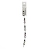 Crystal Lane DIY Mixed Material Silver Snowmen Stack 7" Designer Holiday Christmas Bead Strand - 3 of 4