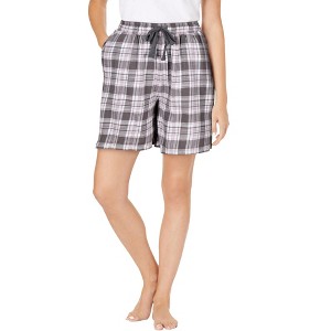 Dreams & Co. Flannel Pajama Short - 1 of 4