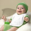green sprouts Stay-Dry Milk-Catcher Bibs Aqua/Gray/White - 6pk - 2 of 3