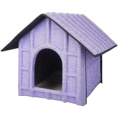 Munora 'Collapsi-Pad' Folding Pet House - 18.5"L x 13.4"W x 16.1"H Lightweight Travel Shelter with Removable Mat